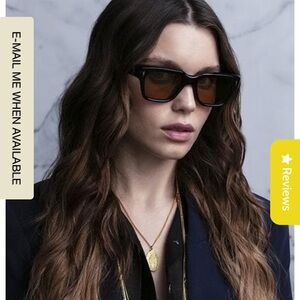 Jacques Marie Mage The Fellini Noir Sunglasses